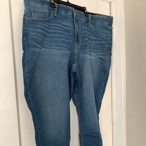 Ava & Viv Women's Straight Leg Blue Jeans